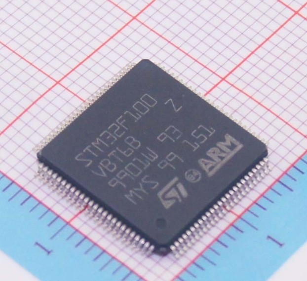 STM32F100VBT6B LQFP-100 128KB Flash 32位ARM微控制器 制造商: STMicroelectronics 产品种类: ARM微控制器 - MCU RoHS: 符合RoHS 详细信息 核心: ARM Cortex M3 数据总线宽度: 32 bit 最大时钟频率: 24 MHz 程序存储器大小: 128 kB 数据 RAM 大小: 8 kB 片上 ADC: Yes 工作电源电压: 2 V to 3.