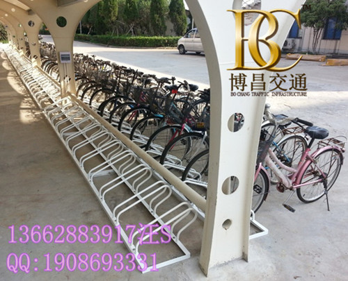 停放自行车自助架-东莞市博昌交通设施电子行业标签图片