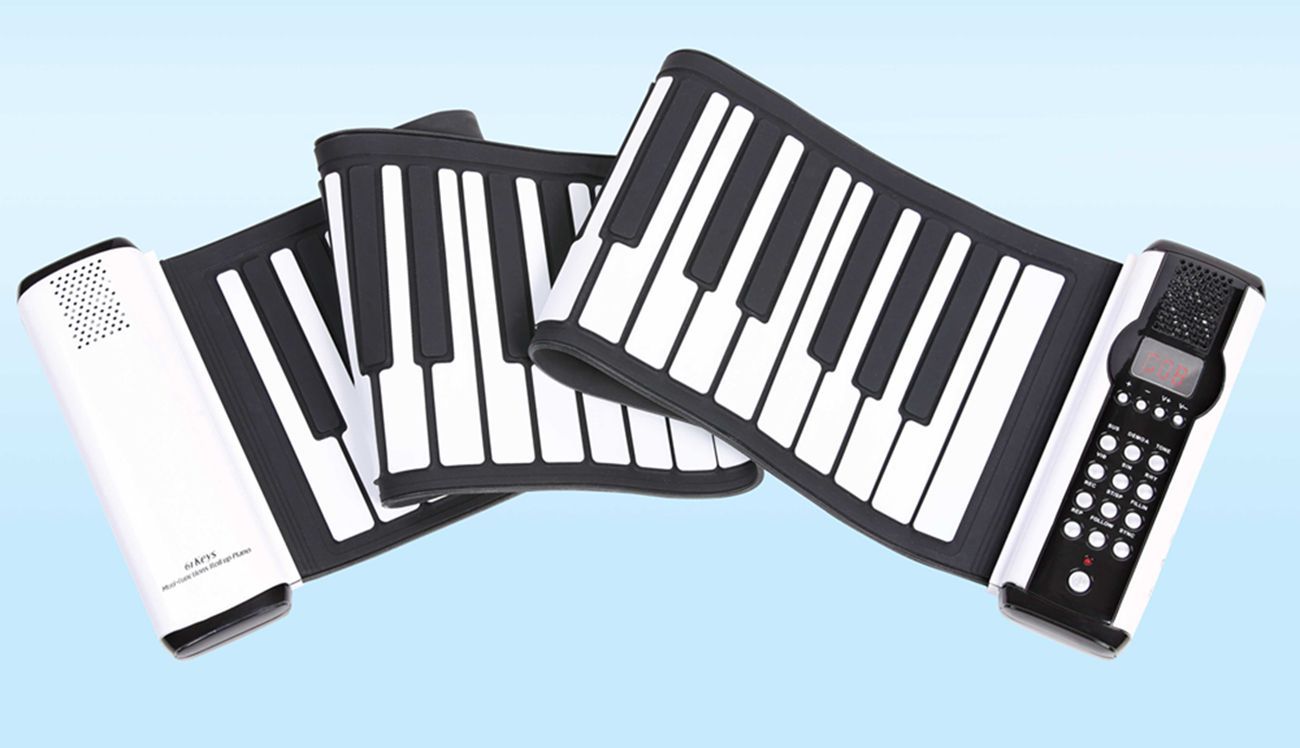 61键手卷钢琴专业版和弦MIDI功能带手感正品